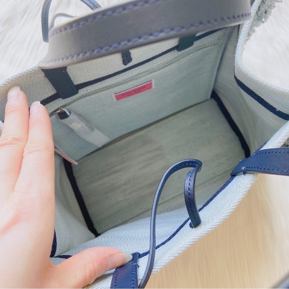 Kate Spade Sam Denim Medium Satchel - Picture 11 of 13